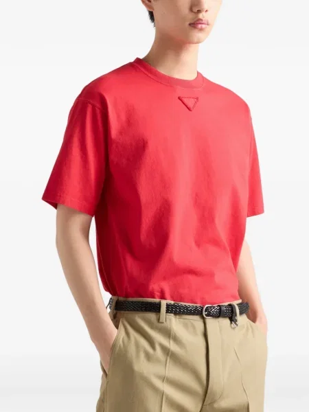 Tricou Prada cu autograf roșu