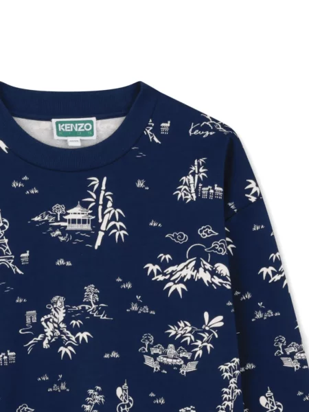 Bluza dziecięca Kenzo niebieska