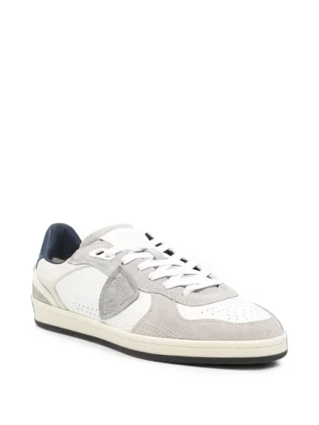 Sneakerși Philippe Model Paris cu autograf alb