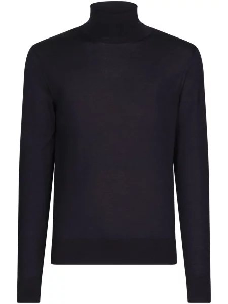 Jedwabny sweter Dolce And Gabbana czarny