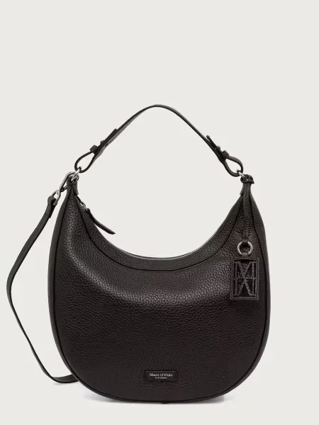 Marc O'Polo torebka hobo skórzana brązowa