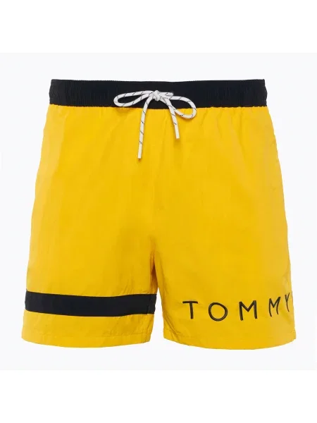 Férfi Tommy Hilfiger Medium zsinóros úszónadrág narancssárga színben. Méret: XL sárga