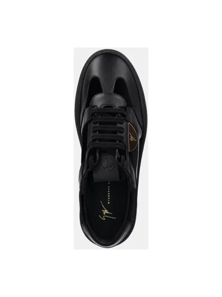 Sneakersy Giuseppe Zanotti skórzane czarne