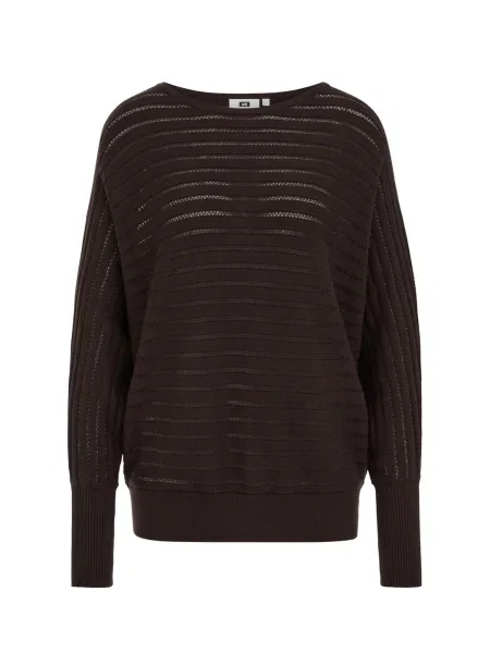 WE Fashion Pulover închis maro