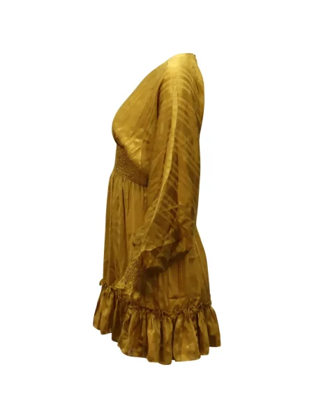 Rochie mini Ulla Johnson de costum auriu