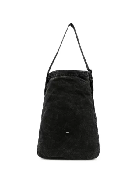 Geantă crossbody Our Legacy din canvas negru