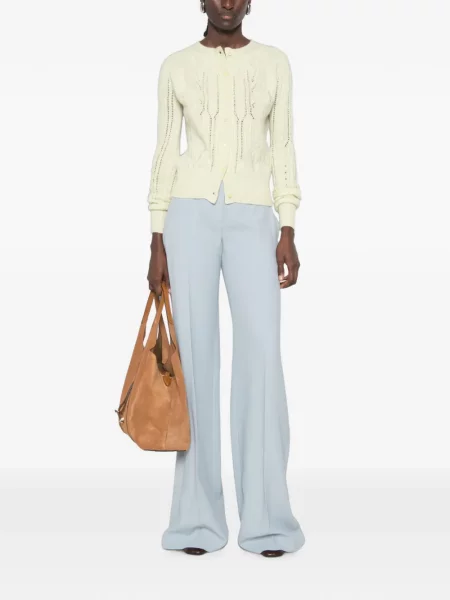 Pantaloni palazzo Ermanno Scervino albastru