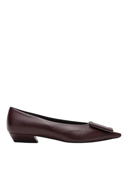 Czółenka Roger Vivier skórzana czerwona