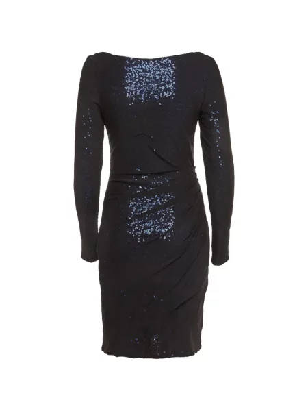 Rochie midi Badgley Mischka cu paiete negru