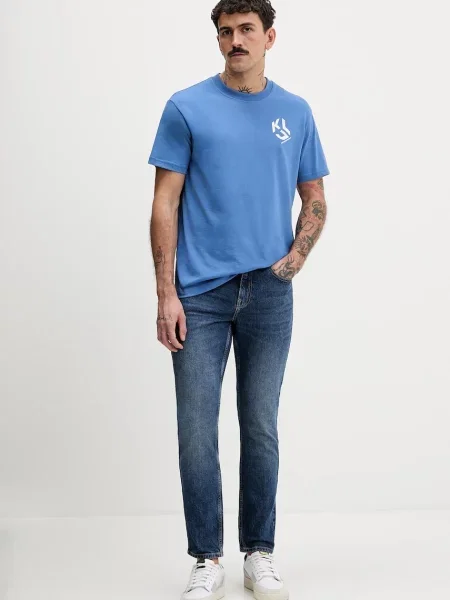 Футболка Karl Lagerfeld Jeans с принтом черная