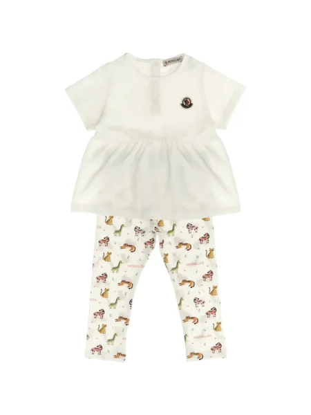 Komplet dresowy dziecięcy Moncler Enfant biały