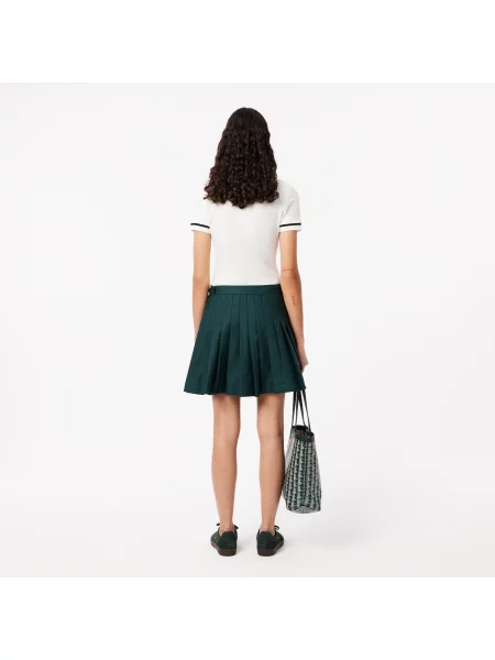 Lacoste Spódnica Ciemnozielona zielony