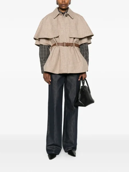 Blugi Max Mara plisate albastru