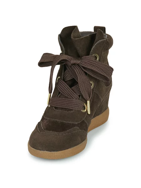 Členkové topánky Steve Madden hnedá