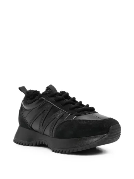 Sneakers Sergio Moretti Firenze από δέρμα προβάτου μαύρο