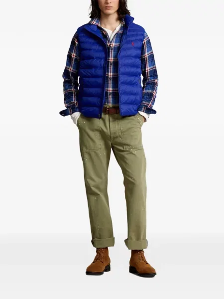 Cu centură curea Polo Ralph Lauren tricotate cu dungi albastru