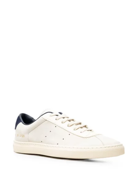Sneakerși Common Projects cu șireturi din dantelă alb