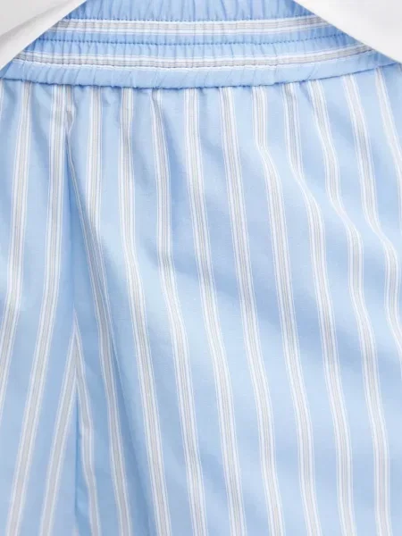Pantaloni scurți Ivy Oak cu dungi scurte albastru