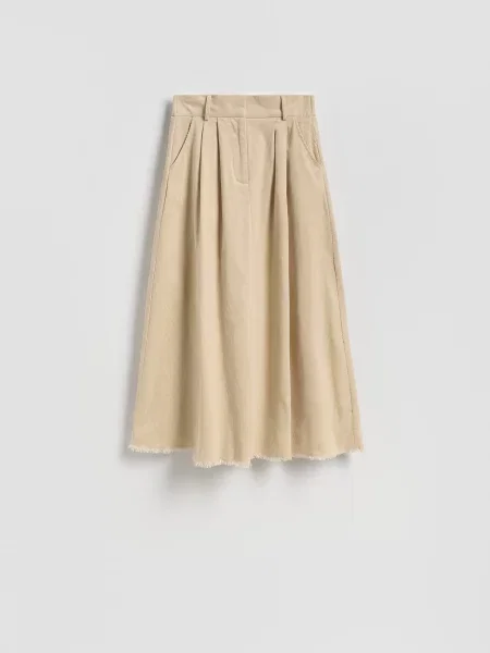 Спідниця максі Reserved бежева