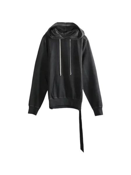 Hanorac cu glugă Rick Owens Drkshdw cu cordon negru