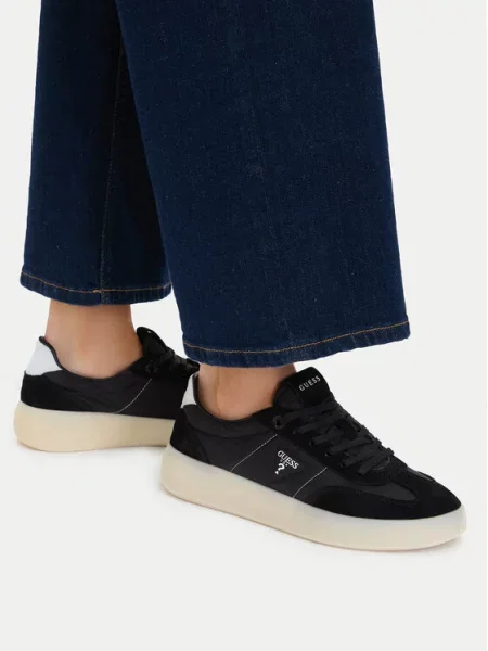 Guess Sneakersy FLPPAR czarny