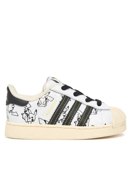 Sneakers adidas Pokemon Superstar II Lace alb