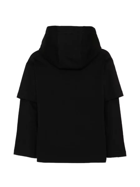 Bluza z kapturem dziecięca Balmain czarna