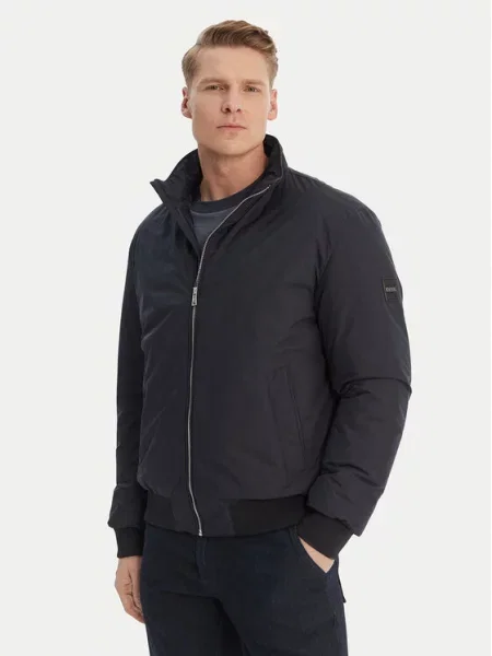 BOSS Prehodna jakna H-Clase Mornarsko modra