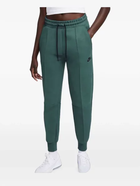 Futó velúr melegítő felső Nike autogrammal zöld
