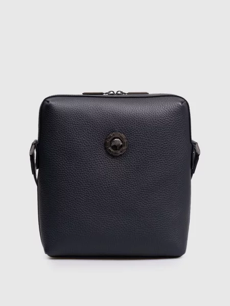 Кожаная сумка Stefano Ricci синяя