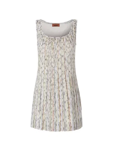 Mini šaty Missoni biela