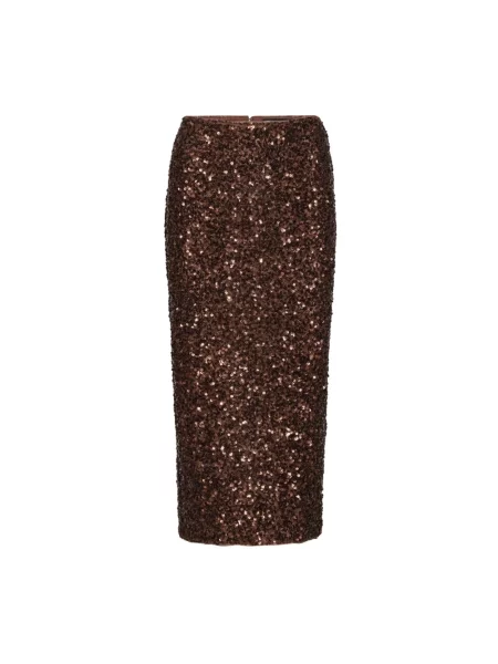 Spódnica Rotate Birger Christensen brązowa