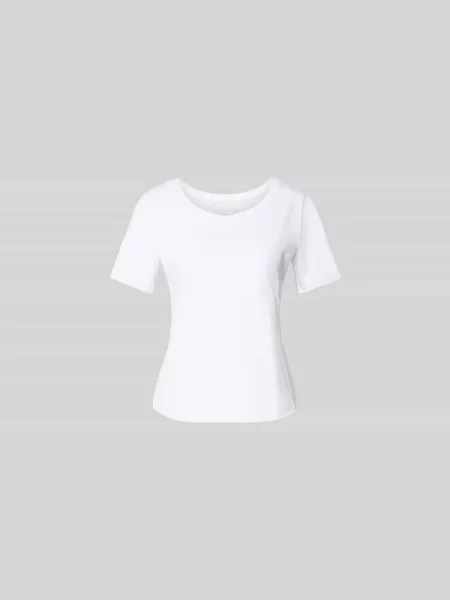 T-shirt z okrągłym dekoltem Juvia biała