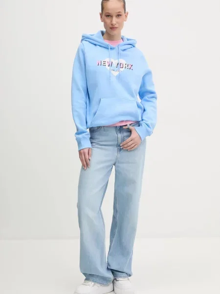 Majica Tommy Jeans modra