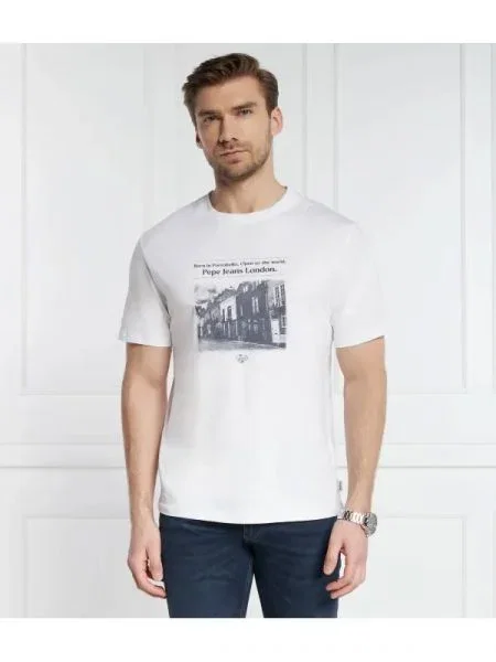 Pepe Jeans London Tricou COOPER alb