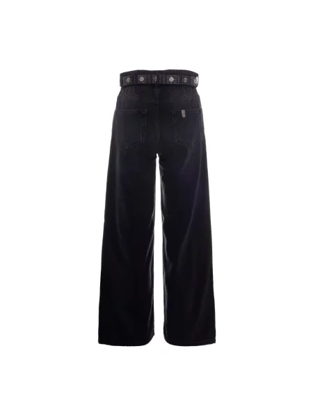 Liu Jo jeansy wide leg czarne