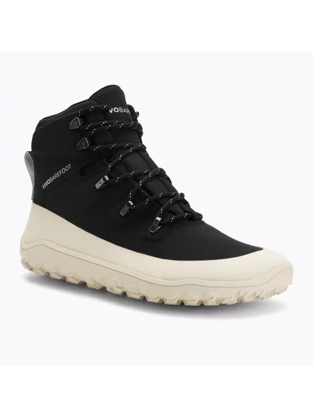 Încălțăminte barefoot pentru bărbați Vivobarefoot Tracker Textile At obsidian/white alb