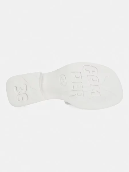 Кожаные шлепанцы Camper на низком каблуке