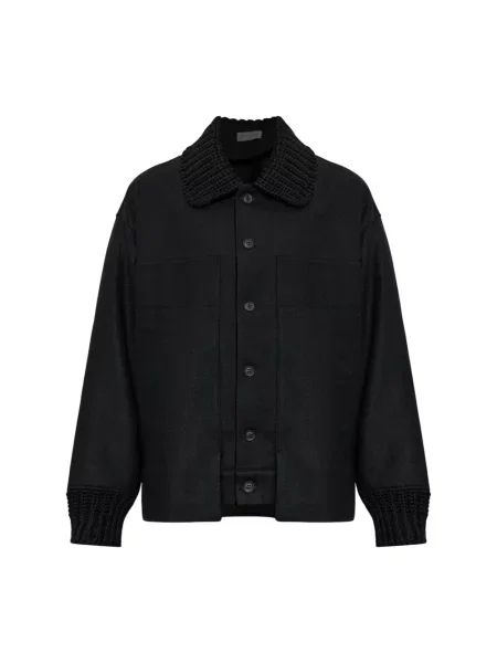 Kurtka Yohji Yamamoto wełniana czarna