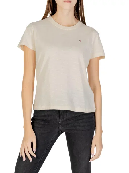 Majica Tommy Hilfiger Jeans bež