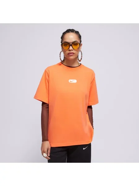 Nike T-Shirt W Nsw Club Swoosh Ss Tee Oc pomarańczowa