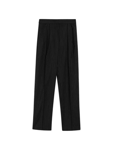 Вълнени панталон Max Mara черно