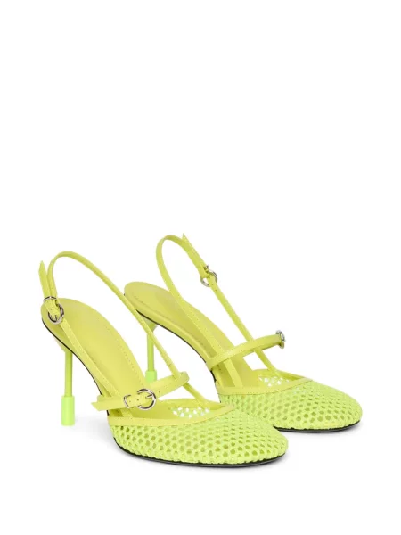 Pantofi cu toc Msgm cu bretele verde