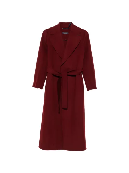 Cu centură palton 's Max Mara roșu