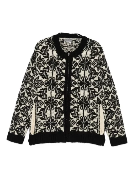Cardigan Yohji Yamamoto de lână negru