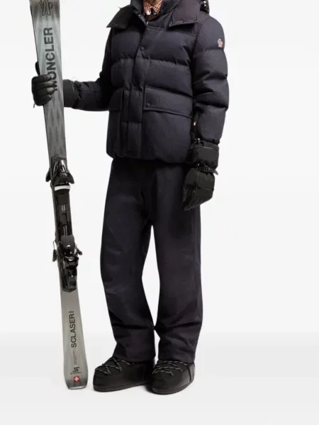 Bunda Moncler Grenoble s kapucí černá