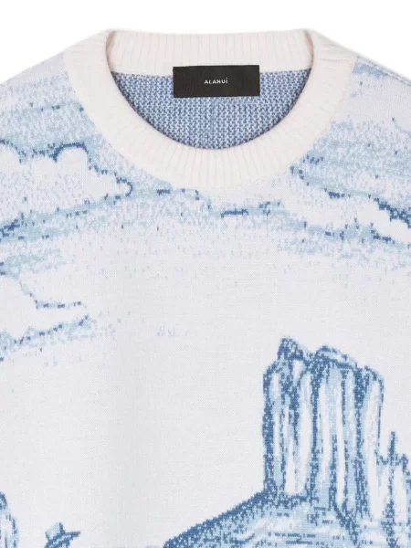 Pulover Alanui de lână albastru