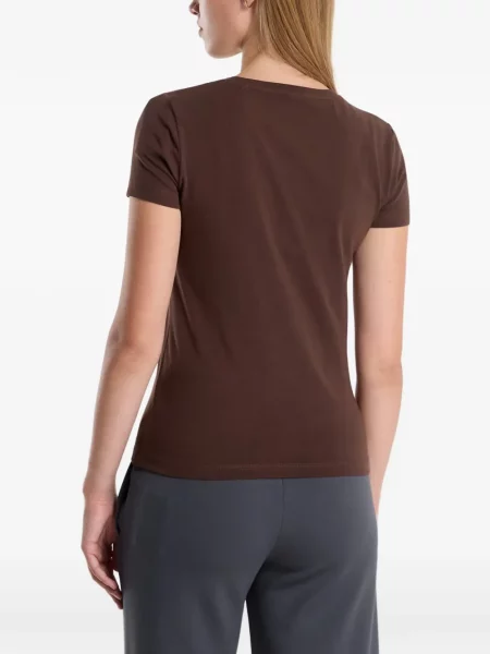 Μπλούζα Ea7 Emporio Armani με σχέδιο καφέ