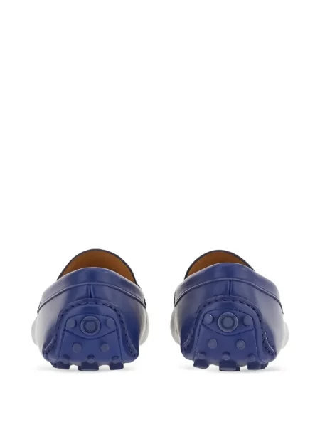 Mocasini Ferragamo din piele albastru