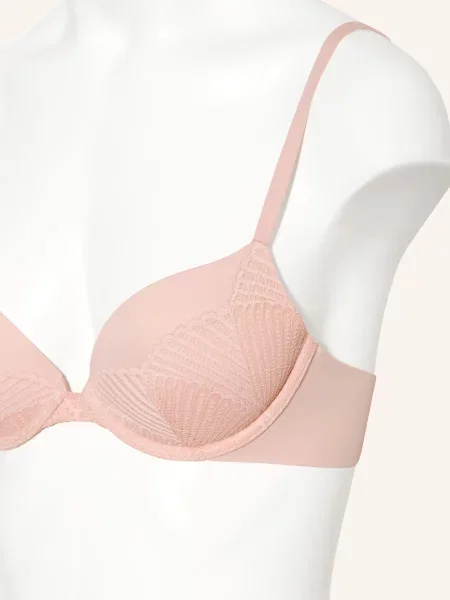 Calvin Klein Push-Up Podprsenka Perfectly Fit Lace růžová